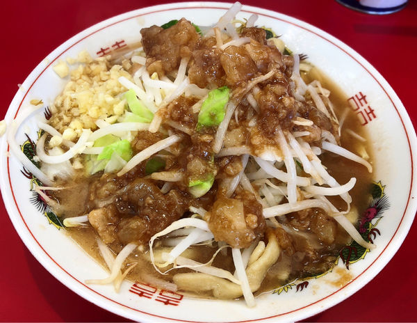 「ミニラーメン(ニンニク.アブラ)」@ラーメン英二の写真