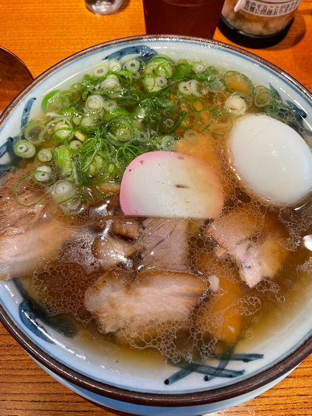 「中華そば　卵」@浅草 生田庵の写真