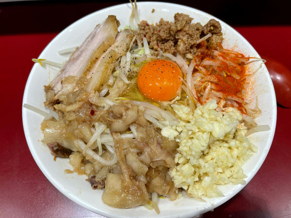 「小汁なし　950円」@立川マシマシ 国分寺店の写真