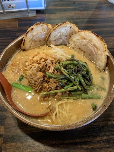 「信州味噌味噌漬け炙りチャーシュー麺」@蔵出し味噌 麺場 田所商店 桶川店の写真