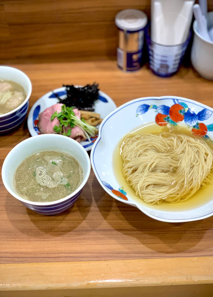 「いりこ昆布水つけそば」@中華そば 西川の写真