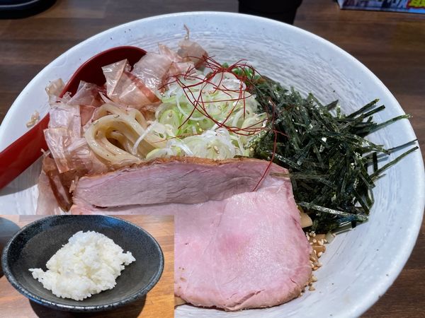 「【限定】冷やし魚介まぜそば850円」@五代目むじゃきの写真