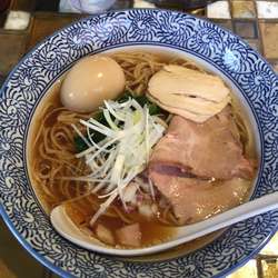 味玉醤油そば+あさりご飯(小)