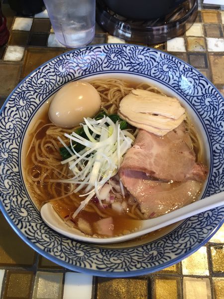 「味玉醤油そば+あさりご飯(小)」@貝出汁中華そば 虎武の写真