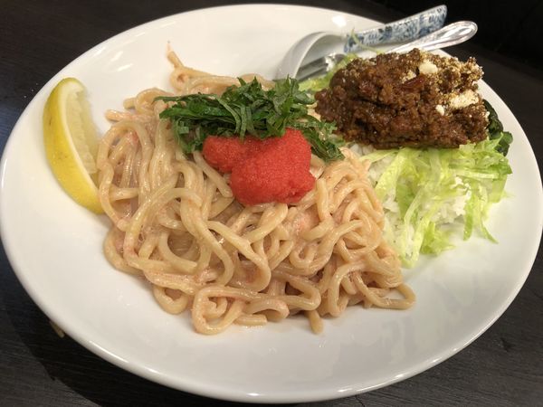 「【限定】 明太子クリーム＋カレータコライスプレート￥1080」@メンショップ アキラの写真