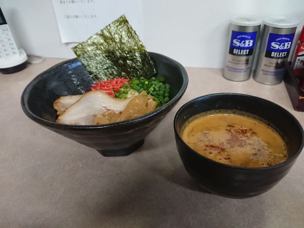 「限定 海老味噌つけ麺 830円」@出し屋五丈軒の写真