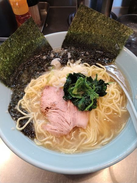 「岩のりラーメン普通760」@ラーメンショップ 椿 玉造店の写真