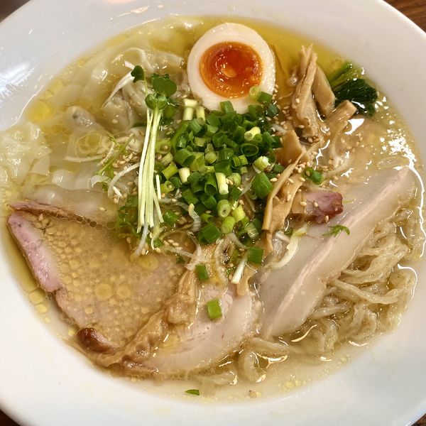 「特製味楽潮そば」@手打ち中華そば 味楽の写真