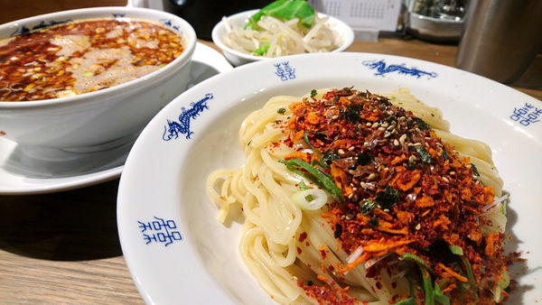 「【夜】辛味つけそば」@中華そば 二階堂の写真