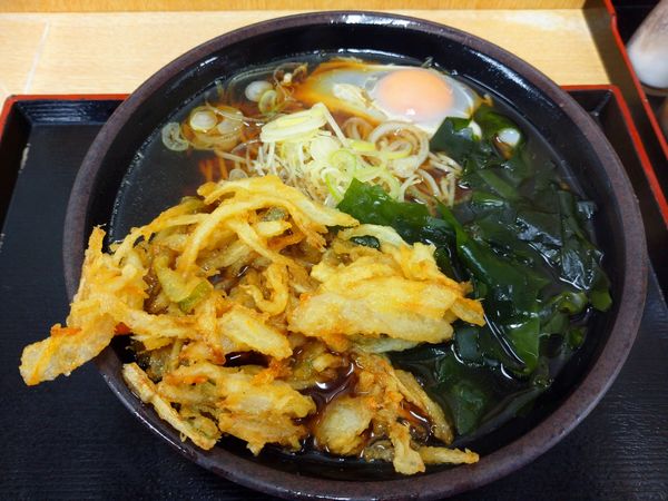 「天玉そば」@ゆで太郎 大崎広小路店の写真