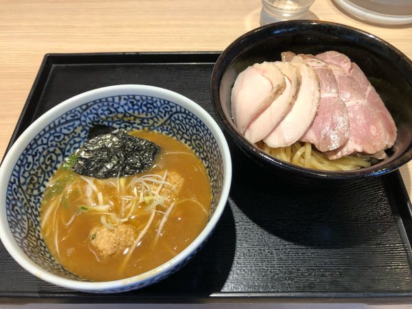 「濃厚魚介つけ麺+チャーシュー」@麺屋 一燈の写真