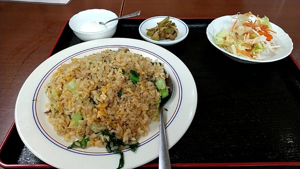「豚バラ青菜チャーハン（７８０円）」@満福樓の写真