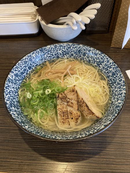 「あっさり鷄そば　替え玉1」@鶏そば 一瑳の写真