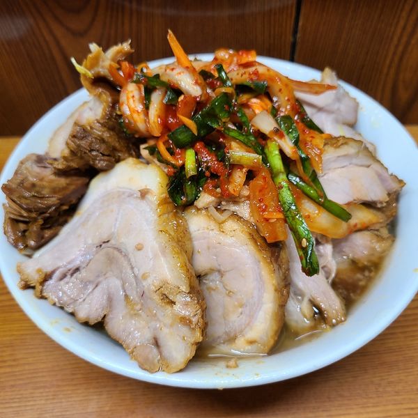 「小豚　タマキム」@ラーメン二郎 亀戸店の写真