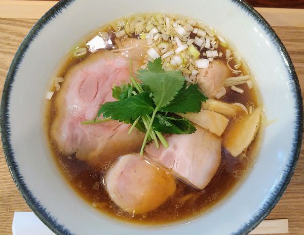 「鶏そば 醤油 ￥1000」@麺匠 清兵衛 下赤坂店の写真