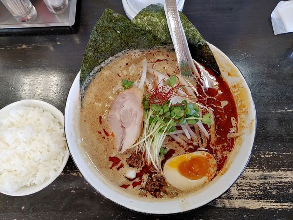 「発芽ゴマタンタン麺　３辛」@ぐんぽうの写真