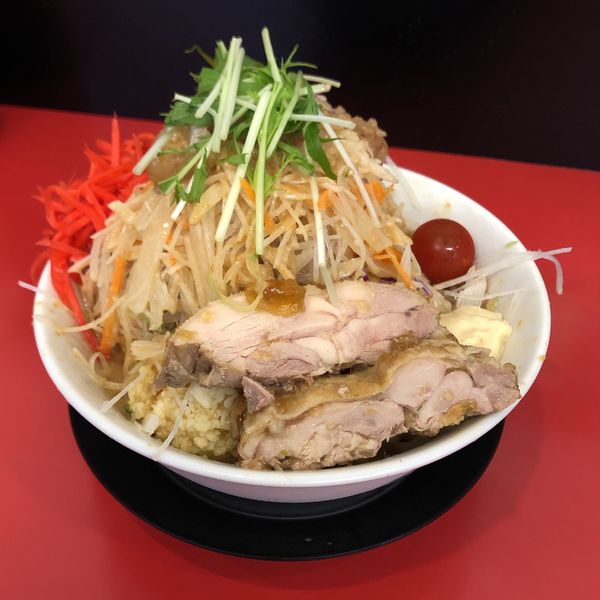 「冷やし中華（小）＋紅しょうが」@鷹の目 獨協大学前本店の写真