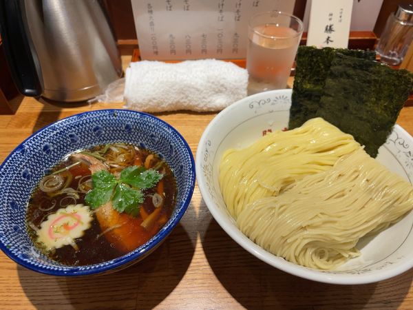 「清湯つけそば」@つけそば 神田勝本の写真