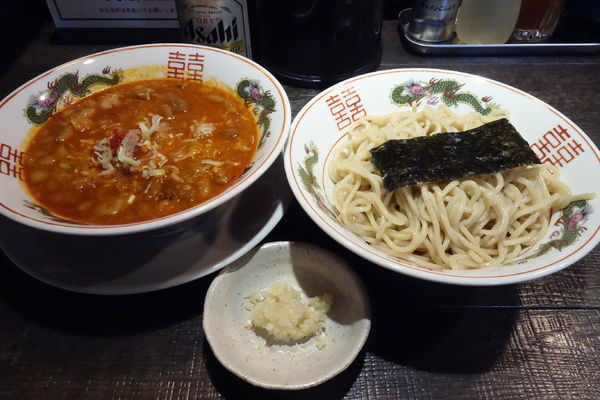 「辛ツケメン」@ラーメン カラテキッドの写真