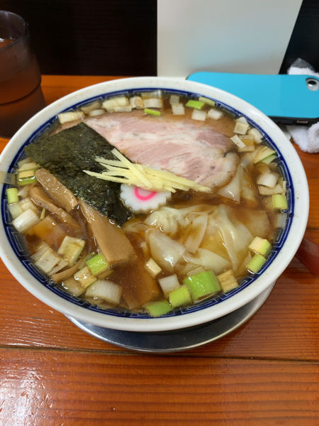 「ワンタン麺」@中華そば 亀喜屋の写真