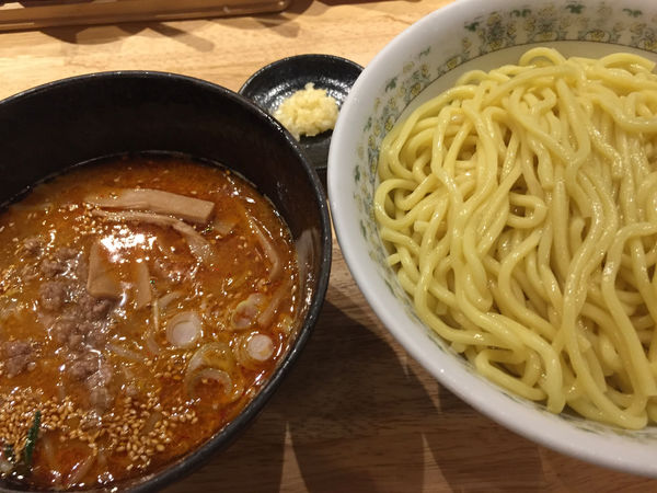 「辛味つけ麺」@つけ麺屋 やすべえ 渋谷店の写真