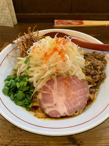 「辛味噌まぜそば」@東京味噌らーめん 鶉の写真