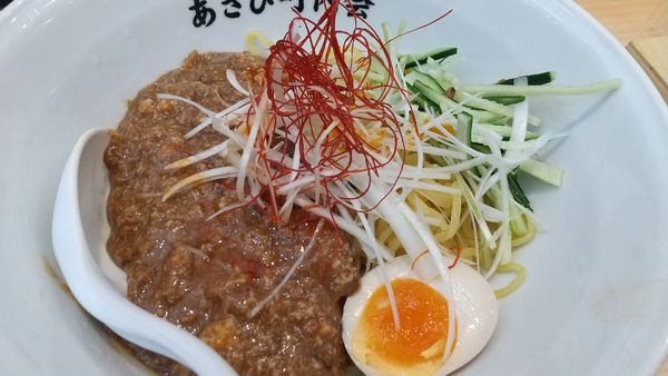 「冷製肉みそジャー麺（1日20食限定、950円）」@あさひ町内会の写真
