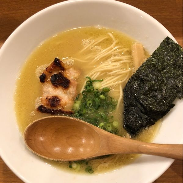 「とろり塩らーめん」@鶏ポタラーメン THANK お茶の水の写真