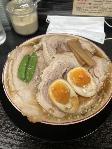 「柔らかバラ肉そば並(味玉あり)」@中華そば みずさわ屋の写真