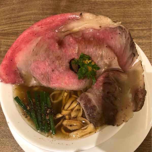 「A5黒毛和牛醤油ラーメン」@MENSHO SAN FRANCISCOの写真