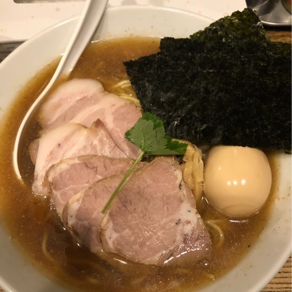 「特製平子煮干らーめん」@新橋 纏の写真