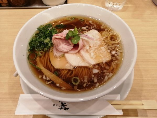 「三種スープの芳醇中華Soba  950円」@銀座 篝 大手町店の写真