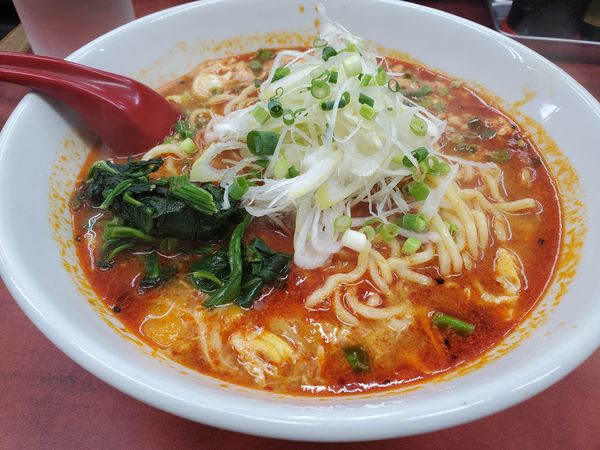 「ドラたんたんめん780円辛さ上級」@らーめん ドラごんちの写真