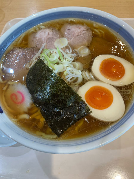 「チャーシューメン(煮玉子)」@山形ラーメン 金ちゃんの写真