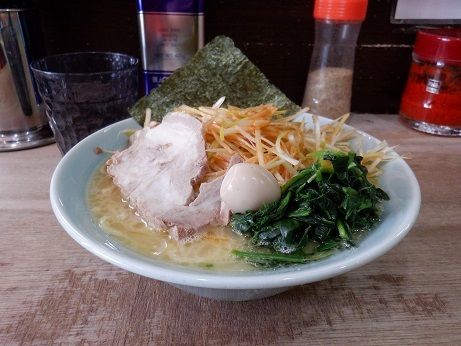 「ねぎラーメン　並」@横浜家系ラーメン ほどが家の写真