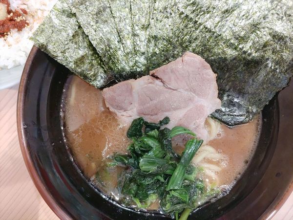 「ラーメン＋のり」@漢ラーメン 室の写真