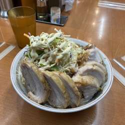 冷やし中華大ぶたダブル