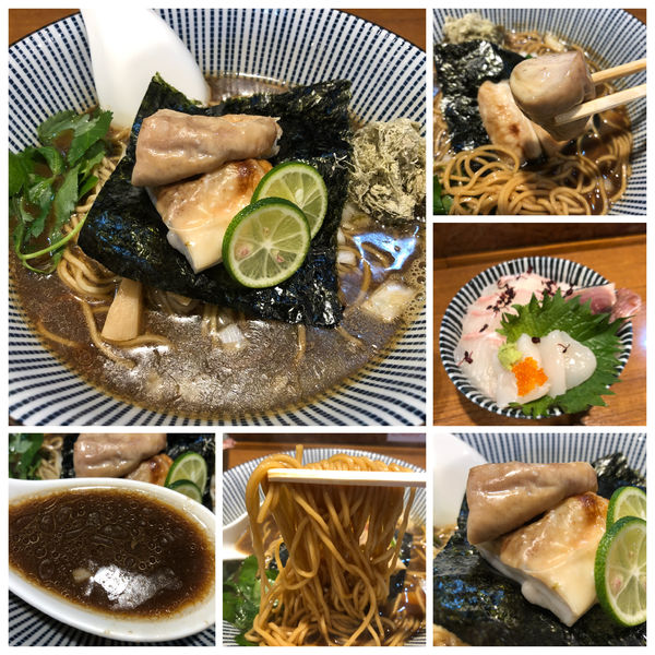 「【限定】夏の河豚の白子そば 980円限定丼 500円」@寿製麺よしかわ 川越店の写真