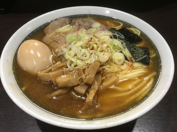「塩ラーメン（中）＋味付玉子」@中華そば べんてんの写真