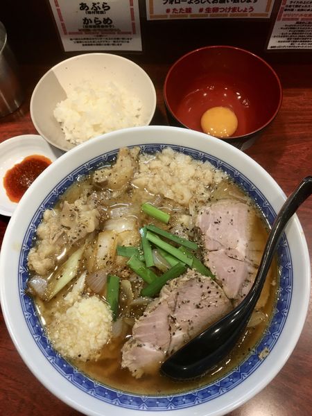 「特製スタミナ中華セット 1280円」@中華そば たた味の写真