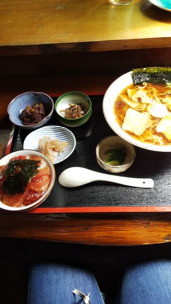 「中華そば 鉄火丼セット」@宮古の写真