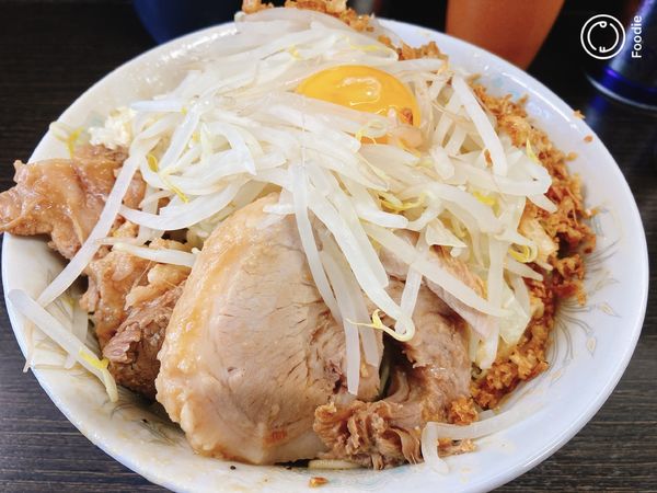 「汁なし（ニンニク）」@ラーメン二郎 川越店の写真