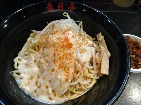 「鶏豚油そば」@油そば専門店 春日亭 秋葉原店の写真