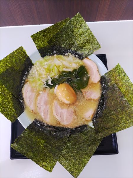 「チャーシューメン+味玉+のり」@ラーメンショップ 北川辺店の写真
