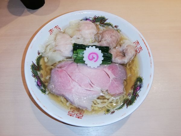 「白だし 肉2,エビ2 中盛」@キング製麺の写真