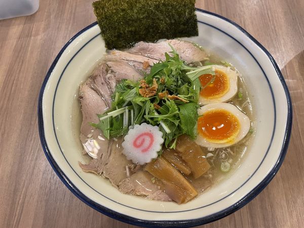 「塩ラーメン　味玉追加」@らーめん 仙松の写真