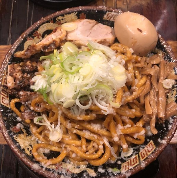「爆盛油脂麺」@らーめん 平太周 味庵の写真