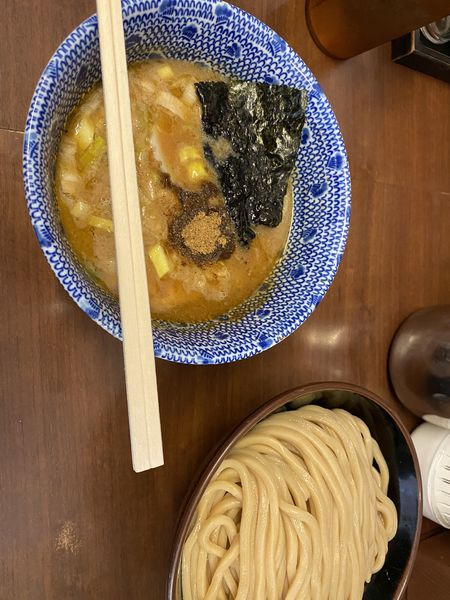 「つけめん並盛750円」@次念序の写真