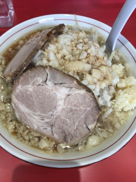 「豚ラーメン、ニンニク、アブラ」@竹岡式ラーメン 世良の写真