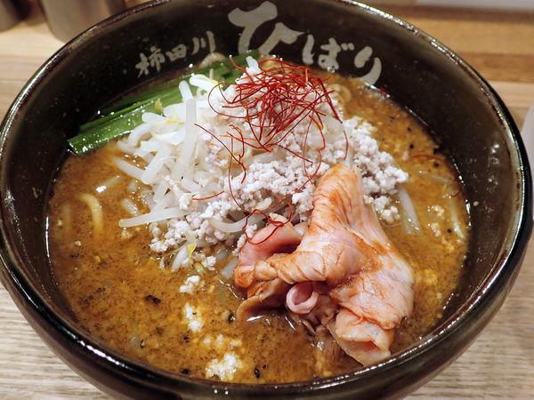 「味噌カレーらーめん」@味噌らーめん 柿田川ひばり 恵比寿本店の写真